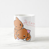 Je T'aime Kawaii Tasse de Café pour Couple Romanti (Centre)