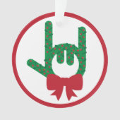 Je t'aime la couronne de Noël (devant)