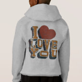 Je T'Aime Le Pullover des enfants (Dos)