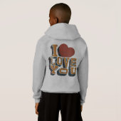 Je T'Aime Le Pullover des enfants (Dos entier)