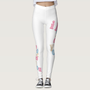 "Je t'aime" Leggings Patch Art Impression esthét