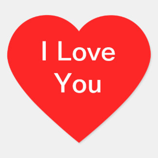 Je t'aime les autocollants