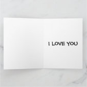 JE T'AIME LES CARTES DE SALUT ROMANTIQUES (Intérieur)