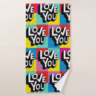 Je t'aime. Lettres à la main motif pour Valentine'