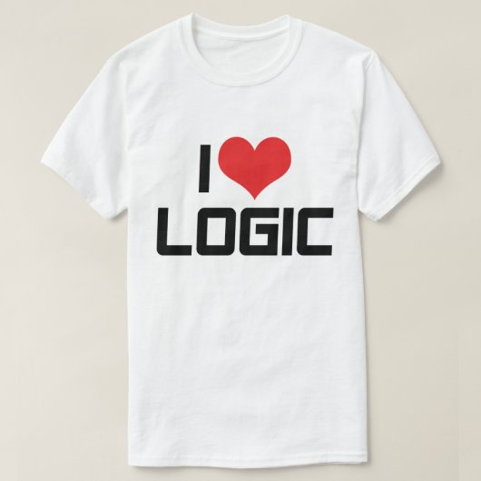 Je T'aime Logique T-Shirt (Design devant)