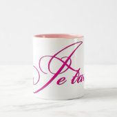 Je taime Love Word Café/Thé Mug (Centre)