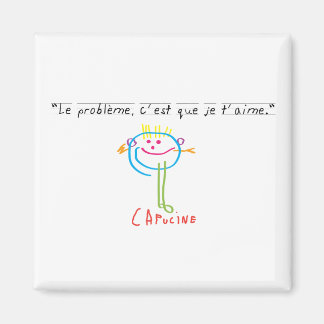 "Je t'aime" magneet