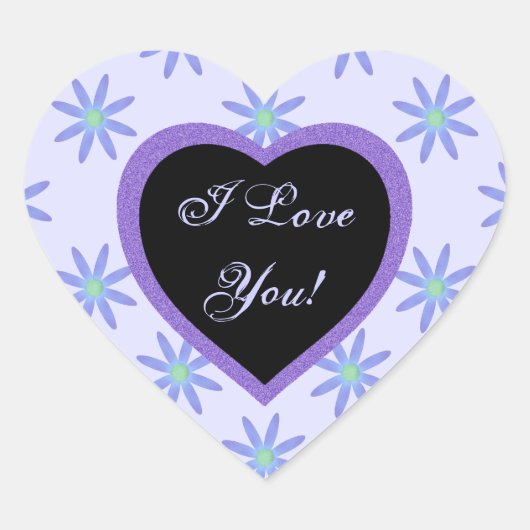 Je T'Aime : Maisy Violet Et Stickers Coeur (Devant)