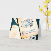 Je t'aime maman, carte (Fleur jaune)