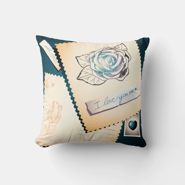 Je t'aime maman, coussin (Recto)