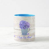 Je t'aime maman Hydrangea Mug (Centre)