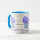 Je t'aime maman Hydrangea Mug (Devant gauche)