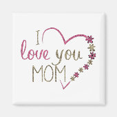 Je t'aime maman Magnet (Devant)