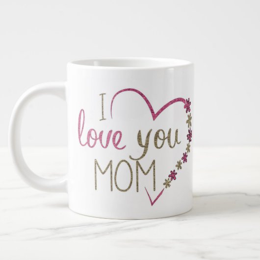 Je t'aime maman mug (Gauche)