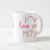 Je t'aime maman mug (Devant droit)
