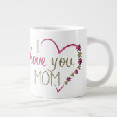 Je t'aime maman mug (Droite)