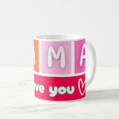 je t'aime maman Mug (Devant droit)