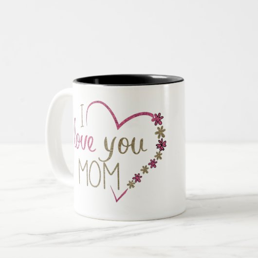 Je t'aime maman Mug (Devant gauche)