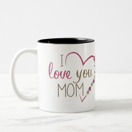Je t'aime maman Mug (Gauche)