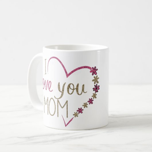 Je T'Aime Maman Mug Café (Devant gauche)