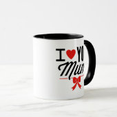 Je T'Aime Maman Mug De Café (Devant droit)