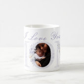 Je T'Aime Maman Mug De Café Fleuri Violet (Centre)