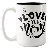 Je t'aime maman Mug de sensibilisation à l'autisme
