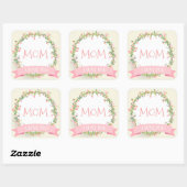 Je t'aime Maman Sticker pour la fête des mères (Feuille)