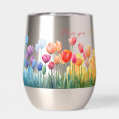 Je t'aime Maman Tulipes colorées (Arrière)