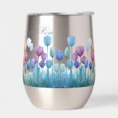 Je t'aime Maman Tulipes colorées (Gauche)