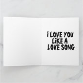 JE T'AIME, MÊME CARTE DE CHAT NOIR (Intérieur)