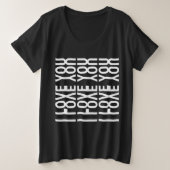 JE T'AIME - Message d'amour caché (Design devant)
