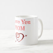 Je t'aime MOM Mug (Devant droit)