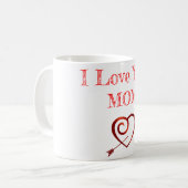 Je t'aime MOM Mug (Devant gauche)