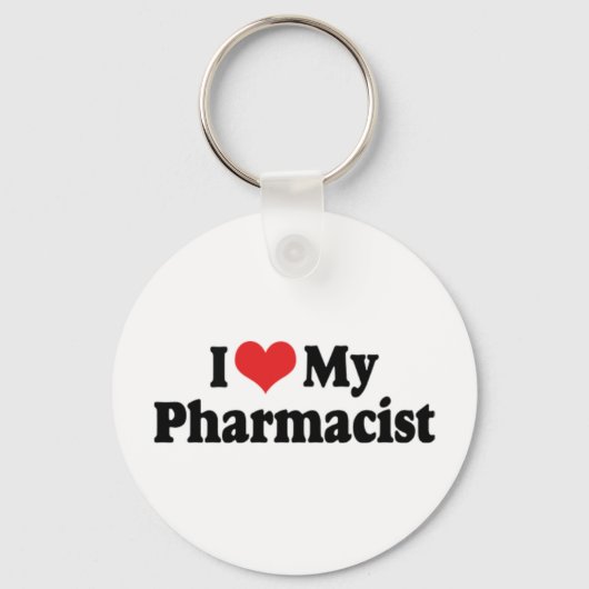 Je t'aime mon pharmacien porte-clés (Recto)