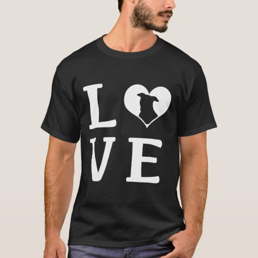 Je T'aime Mon Tshirt Pitbull (Devant)