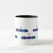 JE T'AIME Morse Code Psychedelic Mug (Centre)