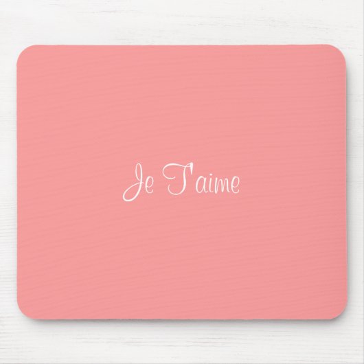 Je T'aime mousepad Muismat (Voorkant)