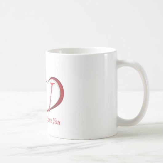 Je T'Aime Mug (Droite)