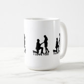 Je t'aime Mug (Devant droit)