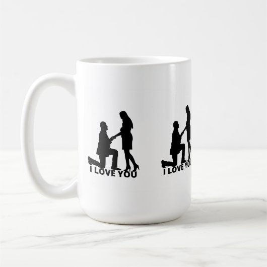 Je t'aime Mug (Gauche)