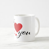 je t'aime Mug (Devant droit)