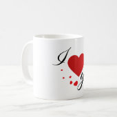 je t'aime Mug (Devant gauche)