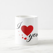 je t'aime Mug (Centre)
