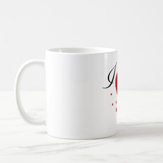 je t'aime Mug (Gauche)