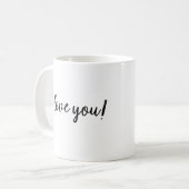 Je T'Aime Mug (Devant gauche)