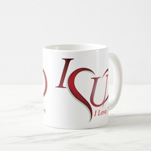 Je T'Aime Mug (Devant droit)