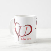 Je T'Aime Mug (Devant gauche)