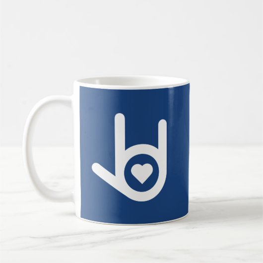 Je T'Aime, Mug Bleu (Gauche)