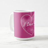 Je T'Aime Mug De Café (Devant gauche)